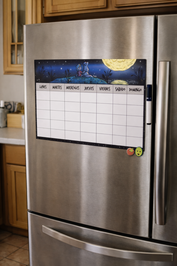 Planner mensual imantado